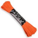 ATWOOD ROPE 反射材 550パラコード タイプ3 ネオンオレンジ [ 15m ] アトウッドロープ ARM 商用 Reflective Neon Orange 蛍光 橙色 リフレクティブ パラシュートコード 綱 靴紐 靴ひも シューレース 防災 550コード ナイロンコード