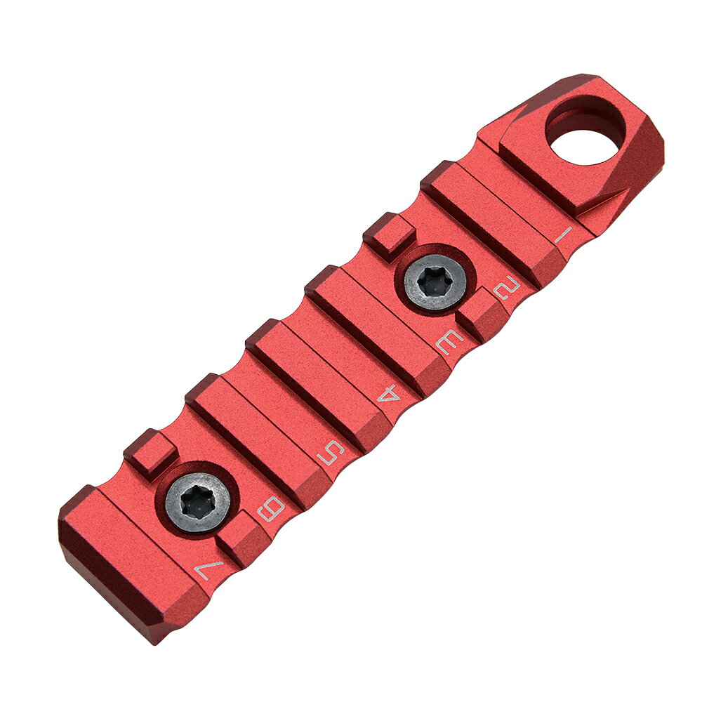 STRIKE INDUSTRIES マウントレール M-LOK/KeyMod両用 7スロット [ レッド ] ストラ...