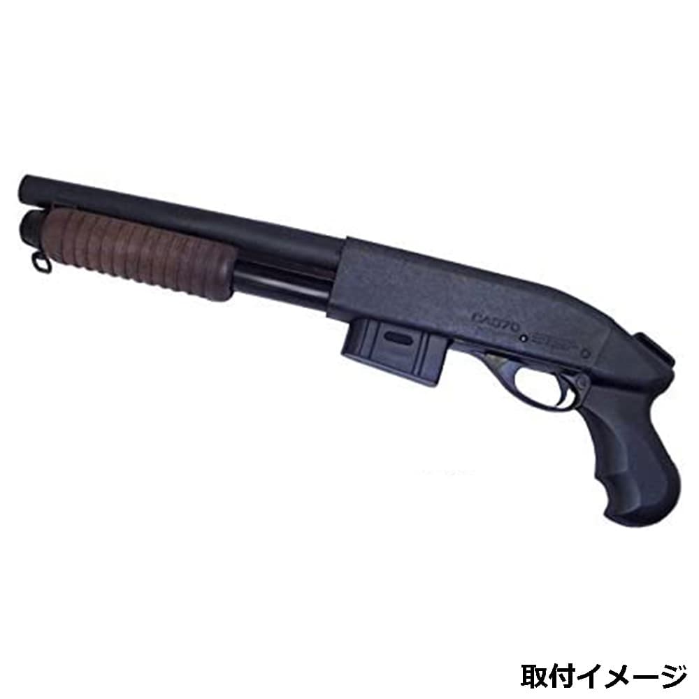 ミリタリーショップ レプマートのANGS ガングリップ MARUZEN CA870対応 ソードオフ 固定ストック用 アングス マルゼン 銃把 握把 ショットガングリップ 散弾銃グリップ 散弾銃 ショットガン グリップ ハンドル 握り部 取っ手 握り棒 持ち手 ストレートグリップ｜アングル2