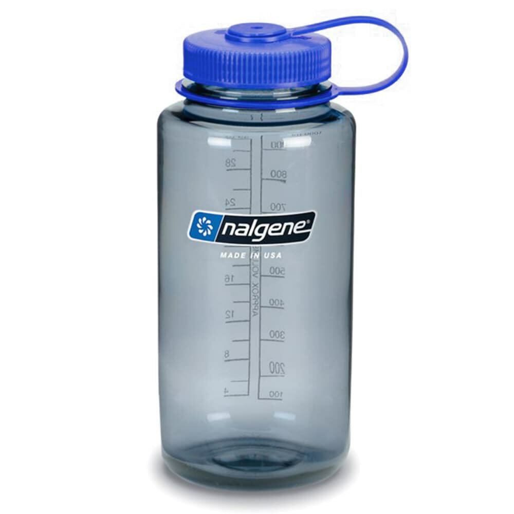 Nalgene - NALGENE ナルゲンボトル Tritan 広口 1.0L [ グレー ] キャンティーン 水筒 トライタン 1L 1リットル ウォーターボトル マグボトル