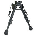 XTS タクティカルバイポッド 20mm ピカティニーレール対応 ワンタッチ伸縮 XTS-TBP Xtreme Tactical Sports Bipod Picatinny Rail Mount レールマウント 20mmレイル ピカティニーレイル スプリング 銃架 モノポッド