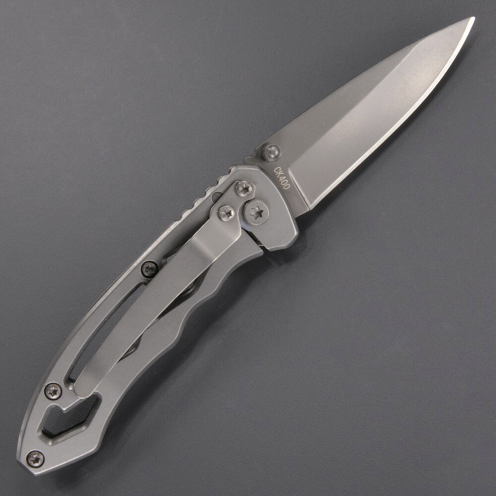 S＆W 折りたたみナイフ CK400 ドロップポイント スケルトン 折り畳みナイフ フォルダー フォールディングナイフ ホールディングナイフ 折り畳み式ナイフ 折りたたみ式ナイフ通販格安セール情報　楽天　通販
