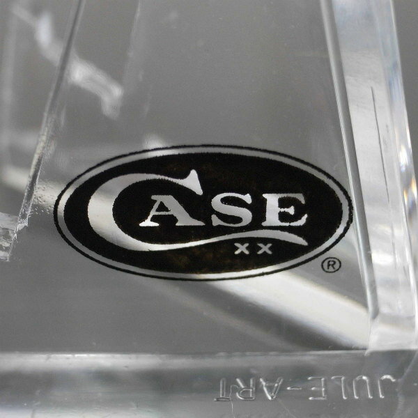 CASE ナイフスタンド ロゴ入 クリア 5個入 小型ナイフ用 イーゼル アクリル | ケース ナイフ展示 ナイフ台 ナイフディスプレイ通販格安セール情報　楽天　通販