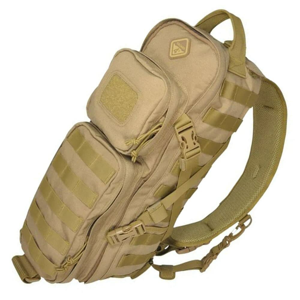 HAZARD4 スリングパック Plan-B 約12L 耐衝撃型 EVC-PLB [ コヨーテ ] ワンショルダー ショルダーバッグ 斜め掛けバッグ フロントバックモジュラースリングバッグ MOLLE対応 ハイドレーション対応 ワンショルダーバッグ クロスボディバッグ ボディバッグ たすき掛けバッグ