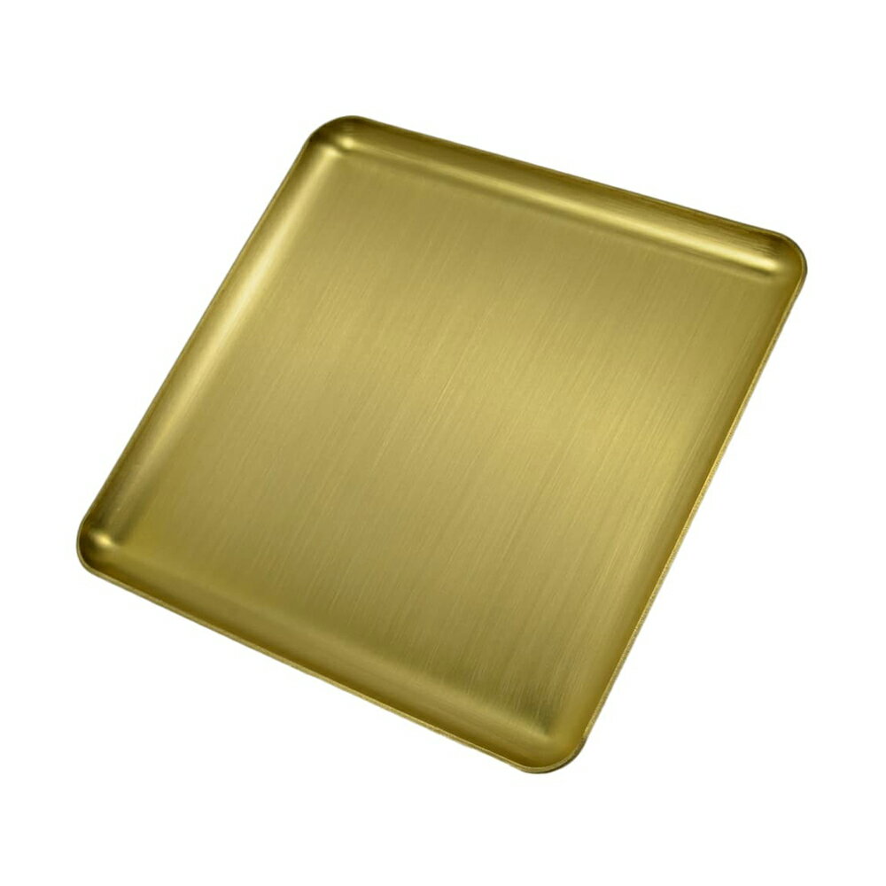 真鍮トレー 四角型 お盆 小物置き ゴールド [ 中 ] トレイ 小物トレー アクセサリートレー 収納トレー インテリアグッズ 収納グッズ 生活雑貨 ポッド 小物容器 小物入れ