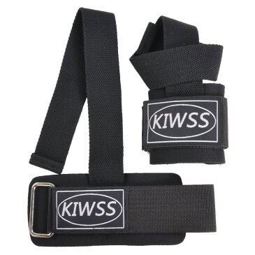 リストストラップ 2個セット 握力サポート KIWSS リストラップ ウエイトリフティングストラップ 握力補助 握力カバー 手首保護 ウエイトトレーニング 筋トレ サポーター 両手用