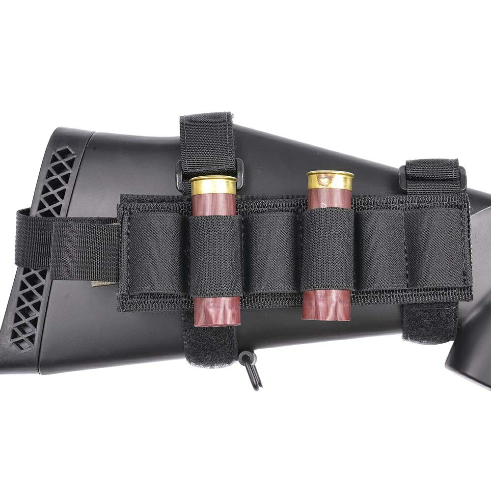 楽天ミリタリーショップ レプマートCONDOR ショットシェルホルダー US1024 リロードバットカフ ブラック コンドルアウトドア ストックポーチ ショットシェルポーチ 散弾ケース 散弾ホルダー 銃床ポーチ 銃床用ポーチ