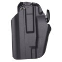 Safariland ホルスター 579 GLS コンパクト Glock19、PPQ、VP9、他 [ ブラック / 左用 ] ベルト装着 PRO-FIT プロフィット 579-283-411 グロック19 CQCホルスター CQBホルスター 近接格闘 拳銃嚢 ベルトホルスター ヒップホルスター 3