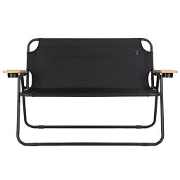 5050WORKSHOP 折りたたみベンチ OUTDOOR FOLDING BENCH Ver.3 カップホルダー付き [ ブラック ] 5050ワークショップ 椅子 イス いす チェア 折りたたみ椅子 折りたたみイス 折りたたみいす 折りたたみチェア 携帯用 折り畳み レジャー アウトドア キャンプ