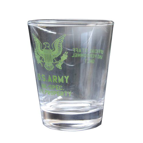 ミリタリーグラス 米軍ロゴマーク ガラス [ US_ARMY ] コップ タンブラーグラス ガラス食器 ガラスコップ
