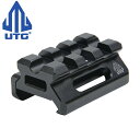 LEAPERS UTG ライザーマウント 3スロット 軽量 アルミ製 スーパースリム 0.5インチ リーパーズ SuperSlim Picatinny Riser Mount 3Slots トップレイル トップレール 20mmレール 20mmレイル ピカティニーレール ピカティニーレイル ウィーバーレール ウィーバーレイル