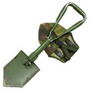 イギリス軍放出品 3つ折りスコップ 収納カバー付き DPM迷彩  British Army PLCE エントレンチングツール Trifold Shovel Entrenching Tool シャベル ショベル イントレンチツール Eツール 円匙 エンピ ミリタリーサープラス ミリタリーグッズ