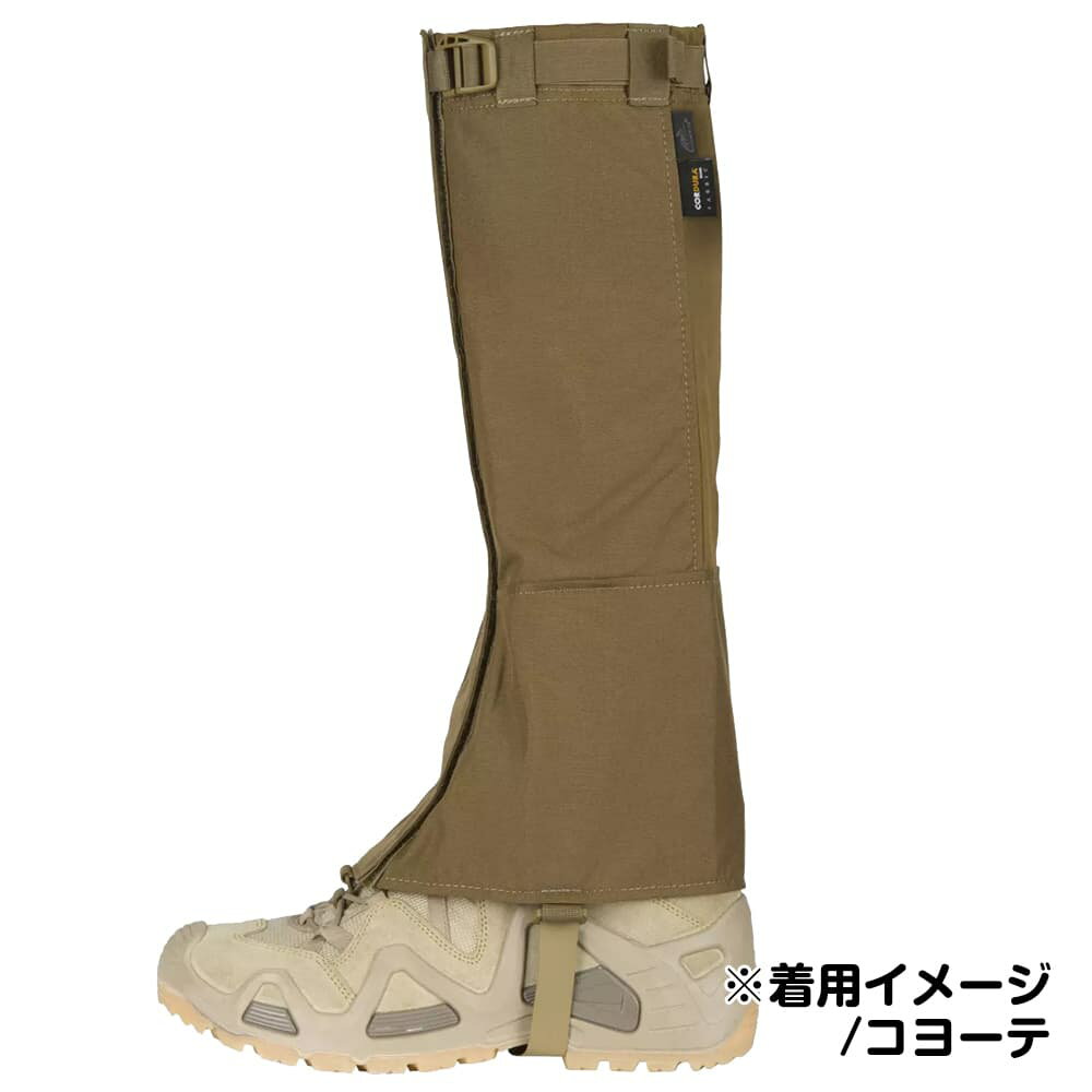 HELIKON-TEX ゲイター SNOWFALL GAITERS コーデュラナイロン BU-SLG-CD [ ブラック ] ヘリコンテックス Outback スノーフォール ゲートル CORDULA レギンス 短ゲートル 半脚絆 脚絆 脚半 きゃはん 巻きゲートル 巻脚絆 スパッツ 編上げ脚絆 脚袢 脚布 脚下巻き 軍脚絆