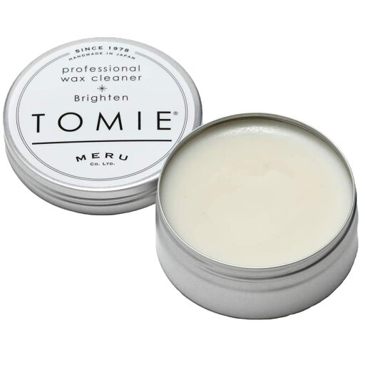 MERU ワックスクリーナー 掃除用 TOMIE 研磨剤なし Brighten 75g メル 芽瑠 トミエ ブライトン 家庭用クリーナー ワックスクリーム 汚れ落とし ツヤ出し ウイルス対策