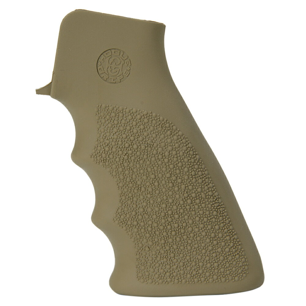 HOGUE ガングリップ AR15/M4/M16用 ラバー製 ビーバーテイル無し フィンガーグルーブ付き [ フラットダ..