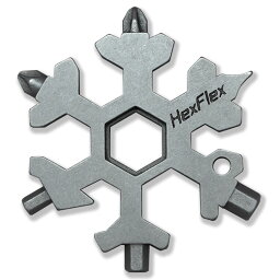 ヘックスフレックス Hexflex スノボーギア調整用 マルチツール [ メトリック ] 工具 六角レンチ キーホルダー EDC ミニツール キーホルダーツール EDCツール エブリデイキャリー