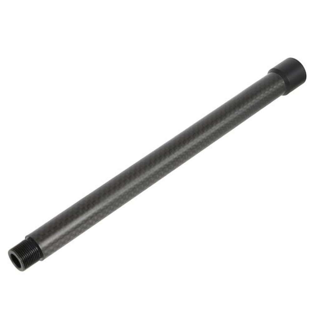 LayLax バレルピース FirstFactory カーボン製 [ 9インチ ] ライラクス 軽量バレル カスタムパーツ 延長バレル アウターバレル 銃身 エアガンパーツ 歩兵銃 アサルトライフル カービン 自動小銃 外装バレル 外筒 銃身カバー バレルカバー