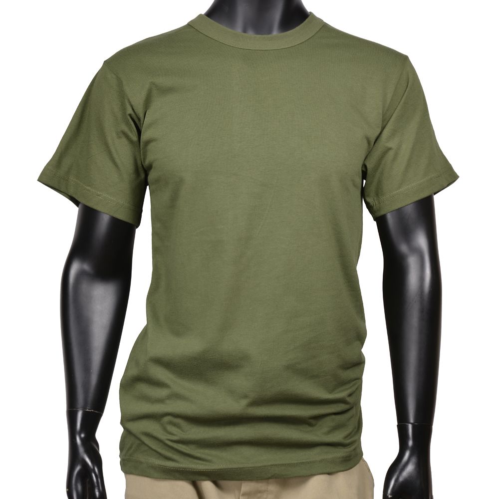 ロスコ Tシャツ 半袖 コットン100% [ オリーブドラブ / Lサイズ ] Rothco メンズTシャツ 半そで プリント デザイン スポーツ ミリタリーTシャツ ミリタリーシャツ 軍服 戦闘服 BDU ACU アーミー コンバット ファティーグ タクティカル アーミーコンバットユニフォーム