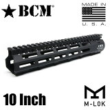 BCM ϥɥ MCMR M-LOK ߹ M4/AR15 [ ֥å / 10 ] ƹ Bravo Company Manufacturing ֥ܡѥˡMFG ꥫ Made in USA Gunfighter Må Free Float Handguard ե ե꡼ե եƥ M16 AR-15