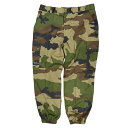 フランス軍放出品 コンバットパンツ CCE迷彩 76L / 可 French Army camo F1/F2 Combat trousers BDUパンツ 戦闘用パンツ 軍服 バトルユニフォーム ミリタリーパンツ 軍パン 迷彩服 迷彩パンツ ミリタリーサープラス ミリタリーグッズ