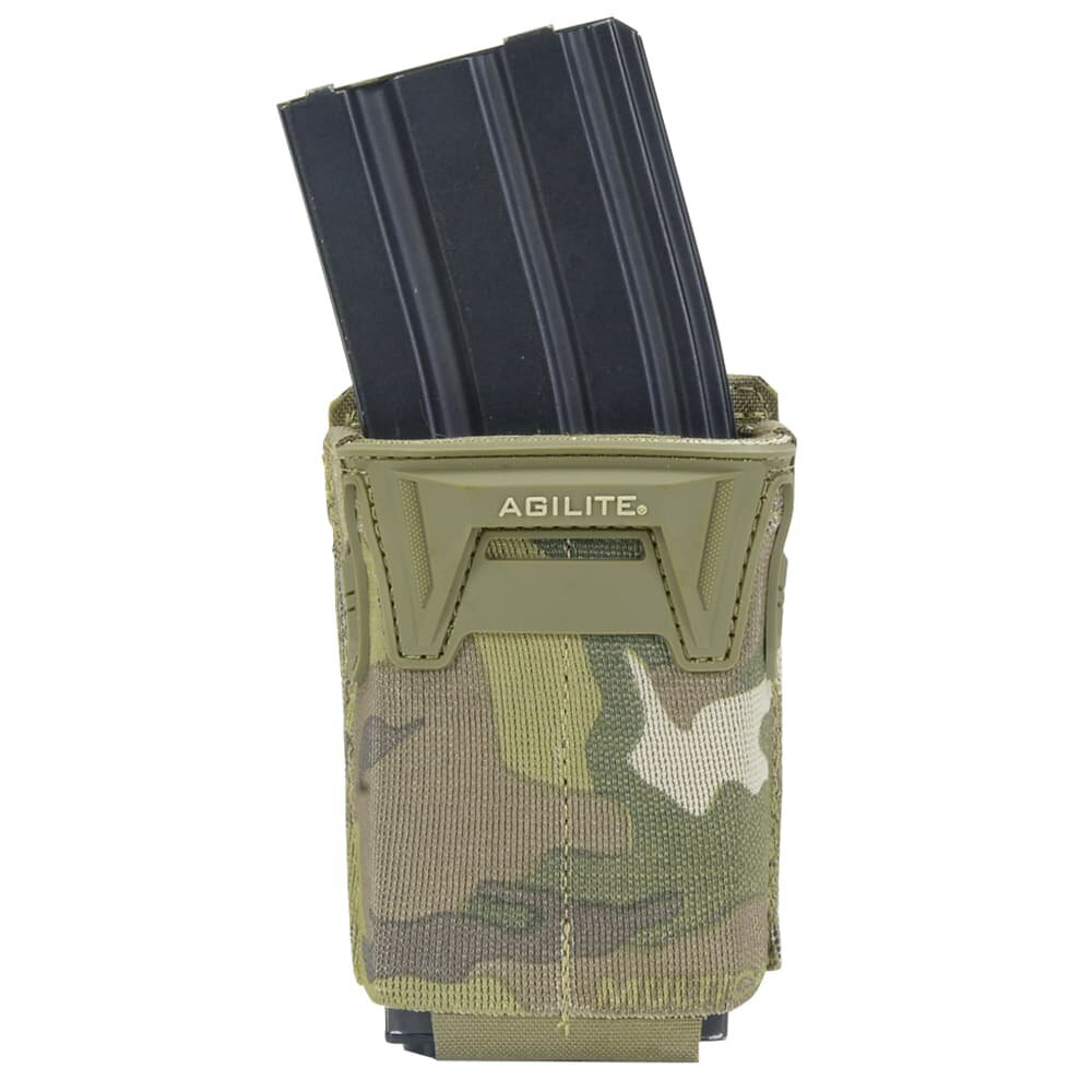 AGILITE ライフルマガジンポーチ PINCER マルチキャリバー M4/AK/9mm ライフル/ピストル兼用 8034.1 [ マルチカム ] ライフルマガジンケース ライフルマグポーチ ライフルマグケース 2