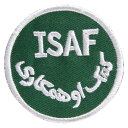 ドイツ軍放出品 ワッペン ISAF パッチ 縫い付け式 グリーン 独軍 ミリタリーワッペン ミリタリーパッチ アイザフ 国際治安支援部隊 アップリケ スリーブバッジ ミリタリーサープラス ミリタリーグッズ