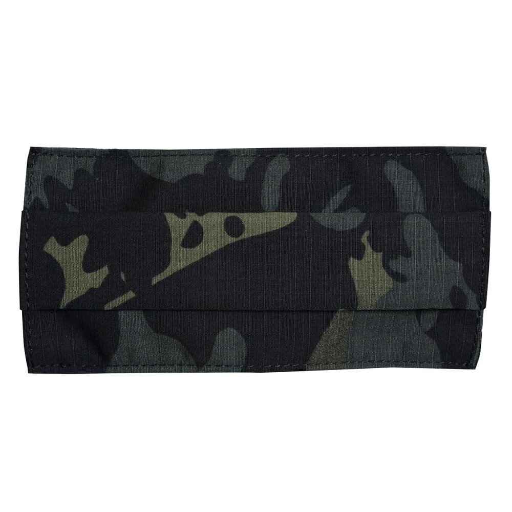 マスクカバー 不織布マスク用 [ マルチカムブラック ] ファッションマスク 布マスク 不織布マスクカバ..