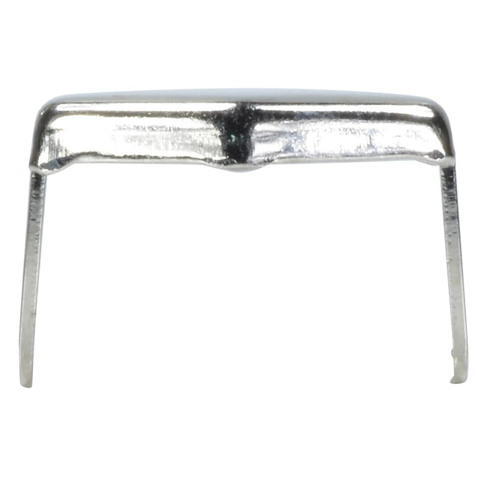 6角平面 スタッズ 2爪 縦13.5mm 横10mm スタンダードリベット ニッケル メッキ スクエア レザークラフト資材 レザークラフト材料 スクエアスタッズ スクエア型スタッズ スクエアリベット スクエア鋲 四角鋲 角型スタッズ 四角スタッズ 角型鋲 スタッド 鋲 びょう リベット