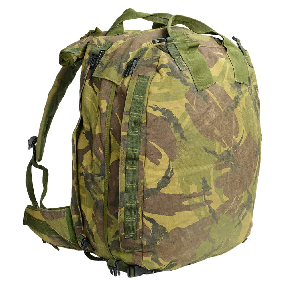 イギリス軍放出品 バックパック Other Arms Rucksack 70L DPM迷彩 British other arms woodland holdall 英軍 英国 UK ミリタリーサープラス ミリタリーグッズ リュックサック デイパック ザック ナップサック デイバッグ 背嚢 かばん カバン