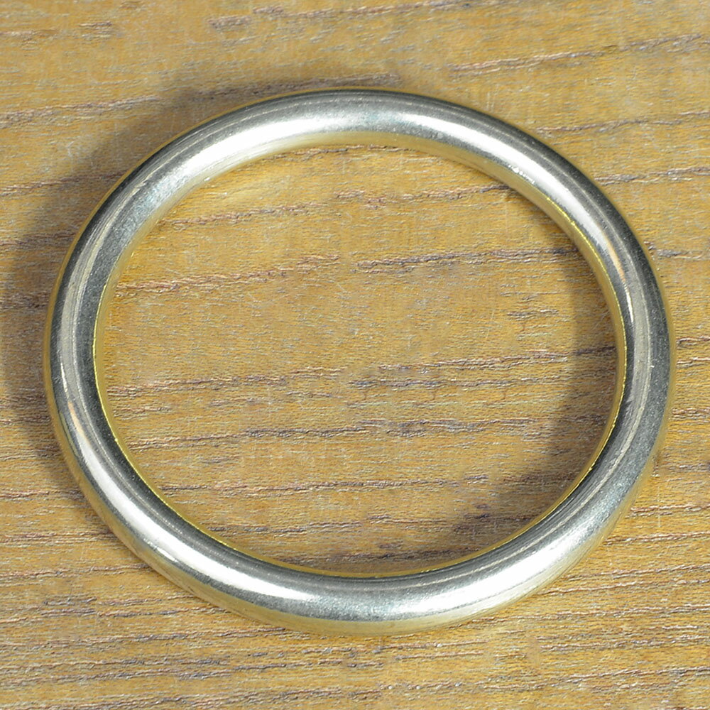 丸カン クラフトパーツ 真鍮 切れ目なし 大サイズ [ 62mm ] 丸環 まるかん マルカン レザークラフト資材 レザークラフト材料 ラウンドカン Oリング オーリング O環 Oカン 円形 O型 カン 輪 リング つなぎ 環状金具 手芸 ハンドメイド パーツ 部品