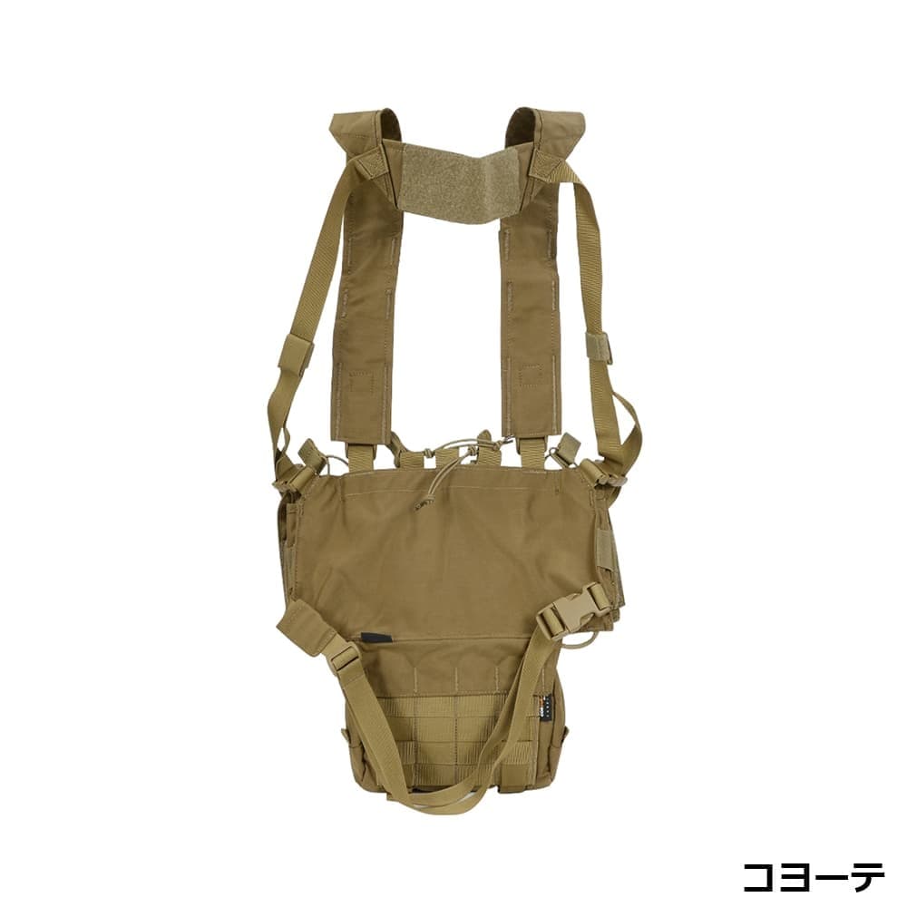 ミリタリーショップ レプマートのHELIKON-TEX チェストリグ Training Mini Rig コーデュラナイロン KK-TMR-CD [ マルチカムブラック ] ヘリコンテックス Chest トレーニングミニリグ CORDURA コンパクト ロードキャリアリグ タクティカルリグ ギアリグ 弾薬携行装備 弾倉ベスト｜アングル2