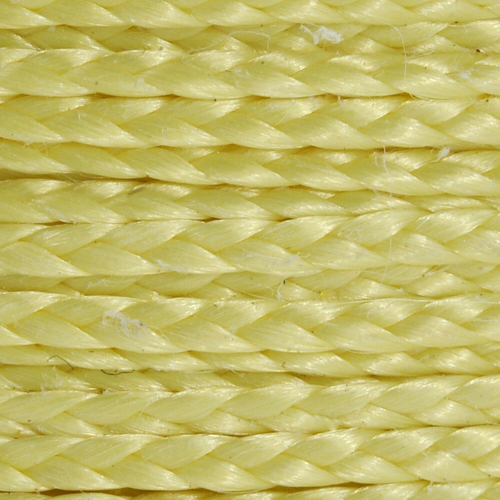 ミリタリーショップ レプマートのATWOOD ROPE マイクロコード 1.18mm アラミド繊維 イエロー アトウッドロープ Micro cord 黄色 Yellow ロープ パラコード パラシュートコード 綱 靴紐 靴ひも シューレース 防災 耐熱性 ケブラーコード ケブラーロープ ケブラー紐 ケブラー糸 アラミドコード｜アングル3