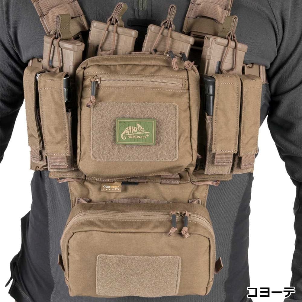 ミリタリーショップ レプマートのHELIKON-TEX チェストリグ Training Mini Rig コーデュラナイロン KK-TMR-CD [ マルチカムブラック ] ヘリコンテックス Chest トレーニングミニリグ CORDURA コンパクト ロードキャリアリグ タクティカルリグ ギアリグ 弾薬携行装備 弾倉ベスト｜アングル3