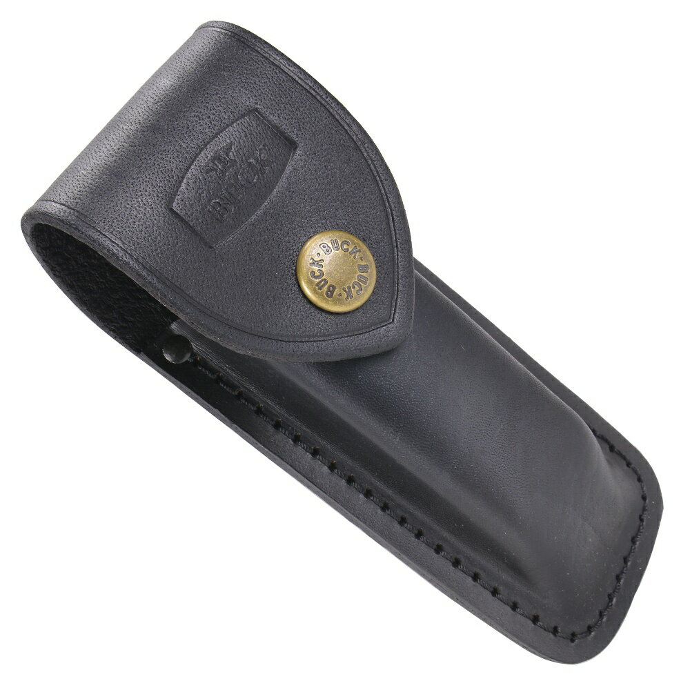 BUCK レザーシース ハンター110用 バック レザーシースブラック ハンター110収納用 ベルトループ付き 折りたたみナイフポーチ ナイフケース ナイフ収納ケース通販格安セール情報　楽天　通販