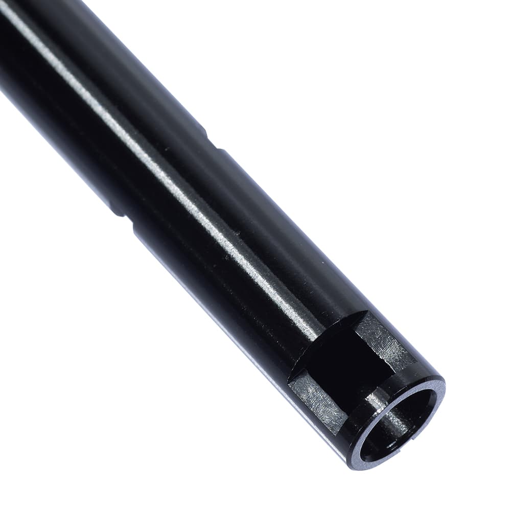 ミリタリーショップ レプマートのMADBULL インナーバレル 455mm ブラック・パイソン Ver.2 マッドブル タイトバレル ブラックバレル 電動ガン スタンダード カスタムパーツ エアガンパーツ 歩兵銃 アサルトライフル カービン 自動小銃 内筒 銃身パイプ｜アングル2