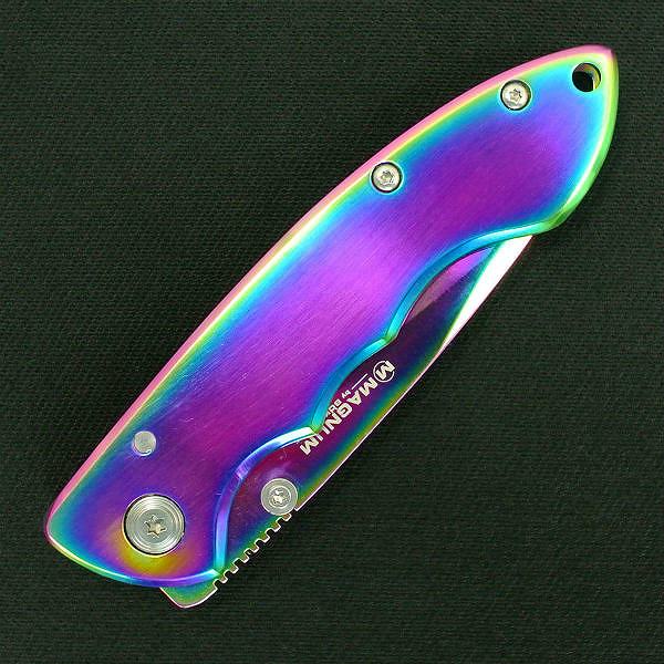 ボーカーマグナム 折りたたみナイフ ブレイズ 虹色 BOKER | 折り畳みフォルダー フォールディングホールディング フォールディングナイフ 折り畳みナイフ 折り畳み式ナイフ 折りたたみ式ナイフ通販格安セール情報　楽天　通販