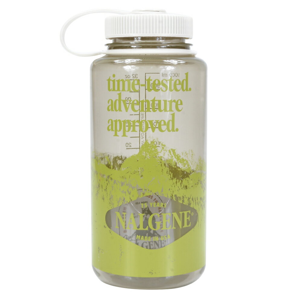 NALGEN ナルゲンボトル Tritan 75th Mountain 広口1.0L [ コットン ] 広口水筒 マウンテン キャンティーン 水筒 トライタン 1L 1リットル ウォーターボトル マグボトル