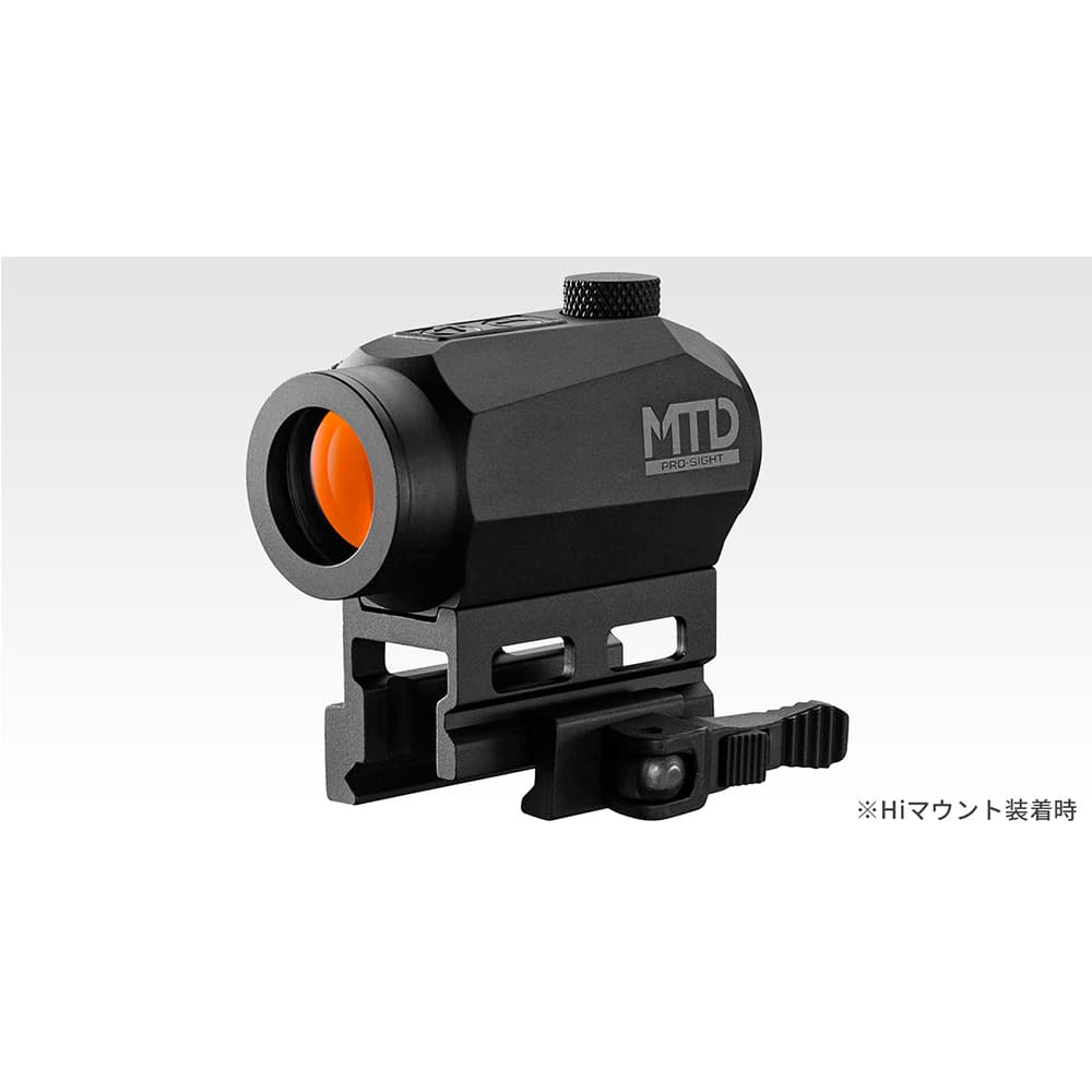 東京マルイ MTD マルイタクティカルドットサイト T-1規格 ハイ/ローマウント付 No.243 TM TOKYO MARUI レッドドット T1 NV対応 レンズプロテクター付 3MOA ダットサイト 光学照準器 オプティカルサイト チューブドット ドットスコープ レッドサイト レッドドットスコープ 2