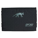 Tasmanian Tiger カードホルダー RFIDブロック機能 スキミング防止 リップストップ [ ブラック ] タスマニアンタイガー TT CARD HOLDER B 電波遮断 ブロッカー クレジットカードケース クレカケース カードケース 名刺入れ 小物入れ EDC エブリデイキャリー 2