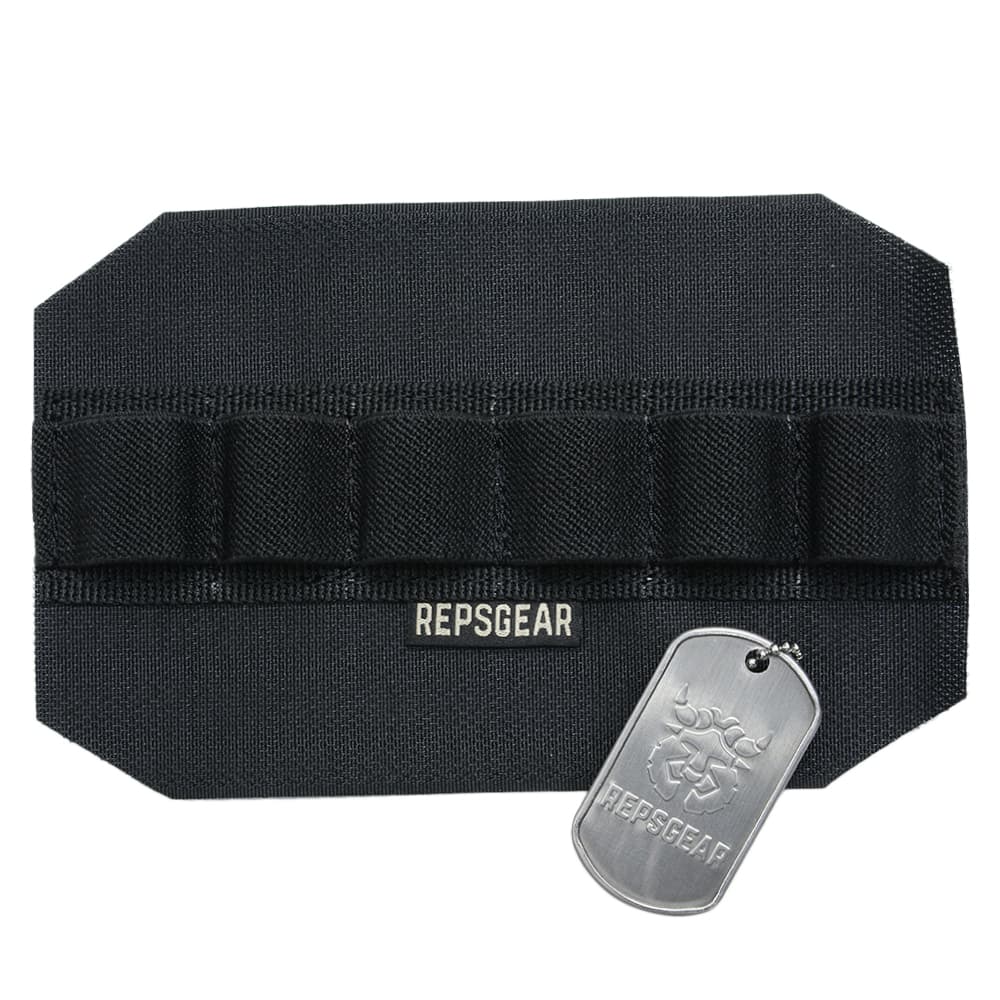 REPSGEAR ケミカルライト/バッテリー用インサート 6本収納 ベルクロ PTOT08BK レプズギア サイリウムホ..