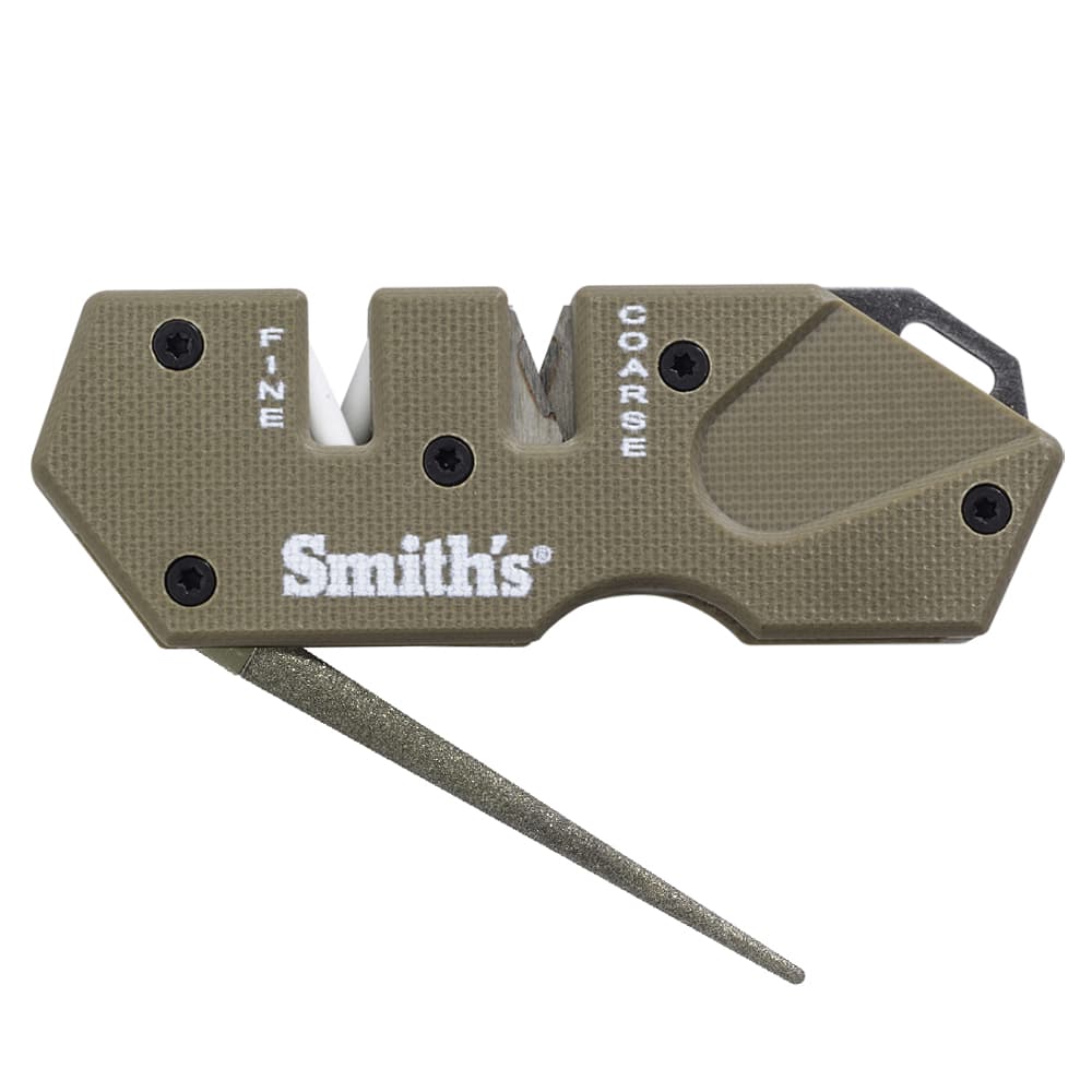 Smiths Sharpeners シャープナー PP1ミニタクティカル [ タン ] スミス トイシ と石 ナイフシャープナー 簡易砥石 簡易シャープナー 砥石 といし タッチアップ シャープニングストーン