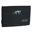 Tasmanian Tiger カードホルダー RFIDブロック機能 スキミング防止 リップストップ [ ブラック ] タスマニアンタイガー TT CARD HOLDER B 電波遮断 ブロッカー クレジットカードケース クレカケース カードケース 名刺入れ 小物入れ EDC エブリデイキャリー 1