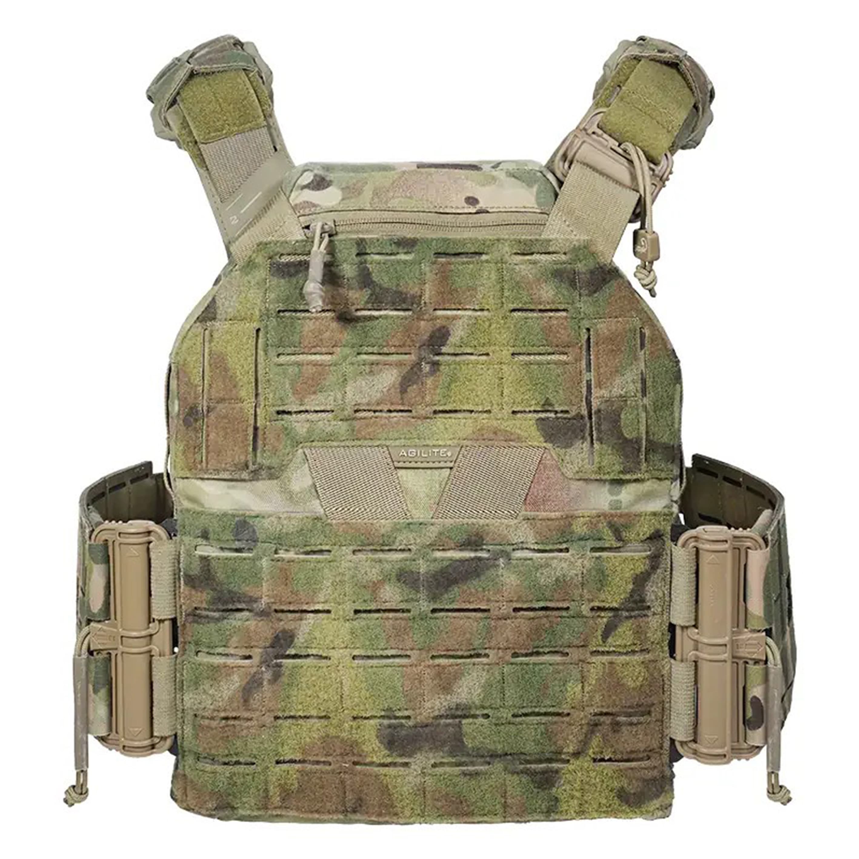 AGILITE 薄型プレートキャリア K-ZERO SF クイックリリース 8056.1 [ マルチカム ] プレキャリ プレートキャリアー Plate Carrier ソフトアーマー ロードベアリング LBV コンバット アサルト 軍用 防弾 バリスティック サバゲー用 サバイバルゲーム ミルスペック
