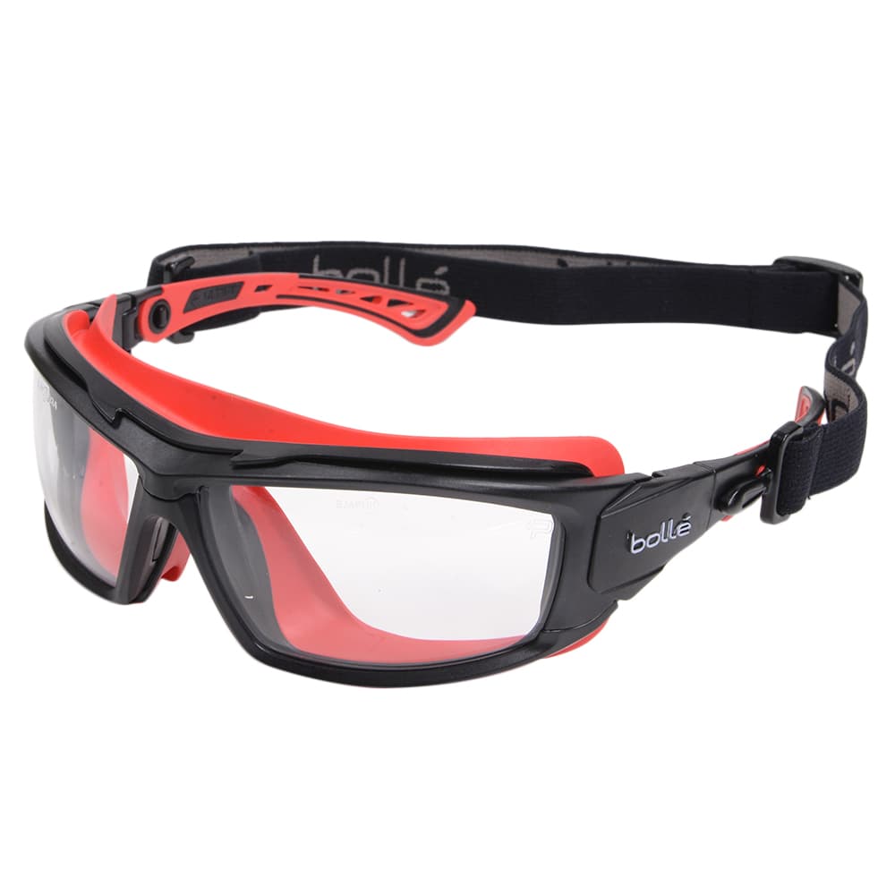 bolle セーフティグラス ULTIM8 ガスケット付き アジアンフィット クリアレンズ BOLLE ボレー 調整可能テンプル UVカット ポリカーボネート セーフティーグラス 保護メガネ 保護眼鏡 保護めがね 安全メガネ 作業用メガネ 安全 作業用 作業 工業用 サングラス 眼鏡 メガネ