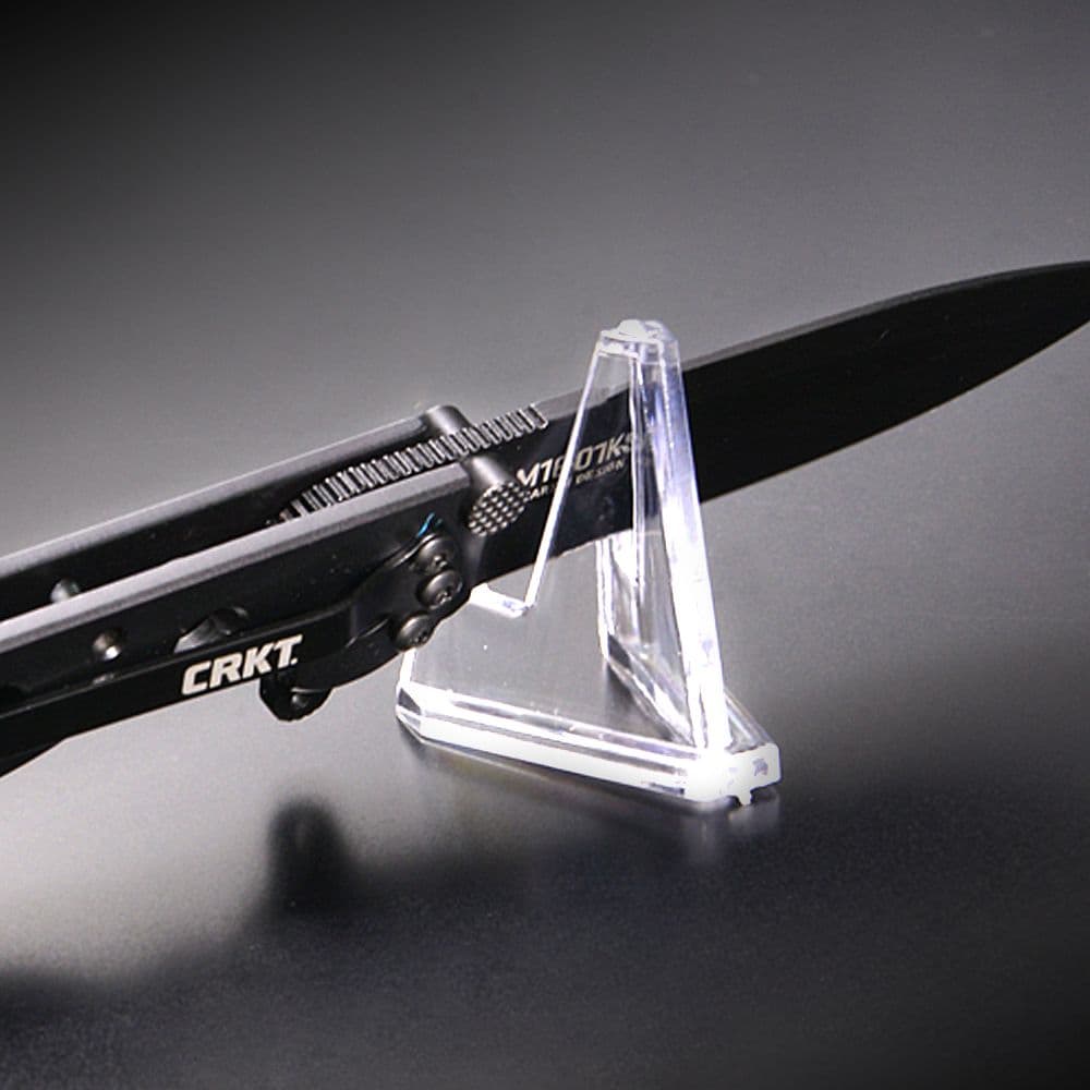 ナイフスタンド アクリル素材 ナイフディスプレイ クリア [ 小 ] ナイフ台 飾り台 包丁スタンド 店舗用品 業務用 展示 プラスチック