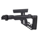 FAB DEFENSE UASバットストック AK47/AKM/AK74用 ブラック FABディフェンス ライフル用ストック UAS-AK P 装備品 トイガンパーツ モデルガンパーツ カスタムパーツ 樹脂製ストック 樹脂製銃床 樹脂ストック ライフルストック 銃床 ガンストック