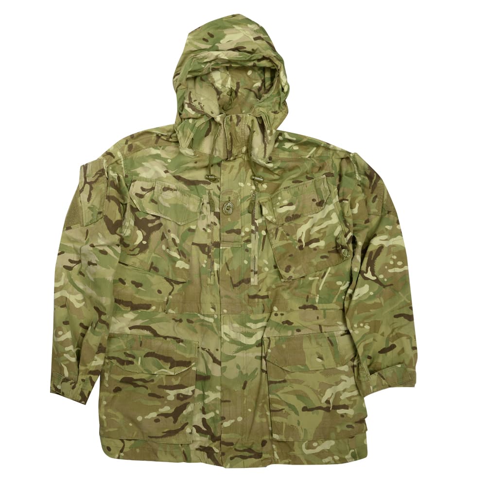 楽天ミリタリーショップ レプマートイギリス軍放出品 マウンテンパーカー 裏地メッシュあり 国旗パッチ付き MTPカモ 防風 防寒 スモック [ 170/96 / 難あり ] ジャケット コンバットジャケット 迷彩 British army 英国軍 軍物 軍払い下げ品 ミリタリー アウトドア サバゲー BDUジャケット 戦闘用ジャケット