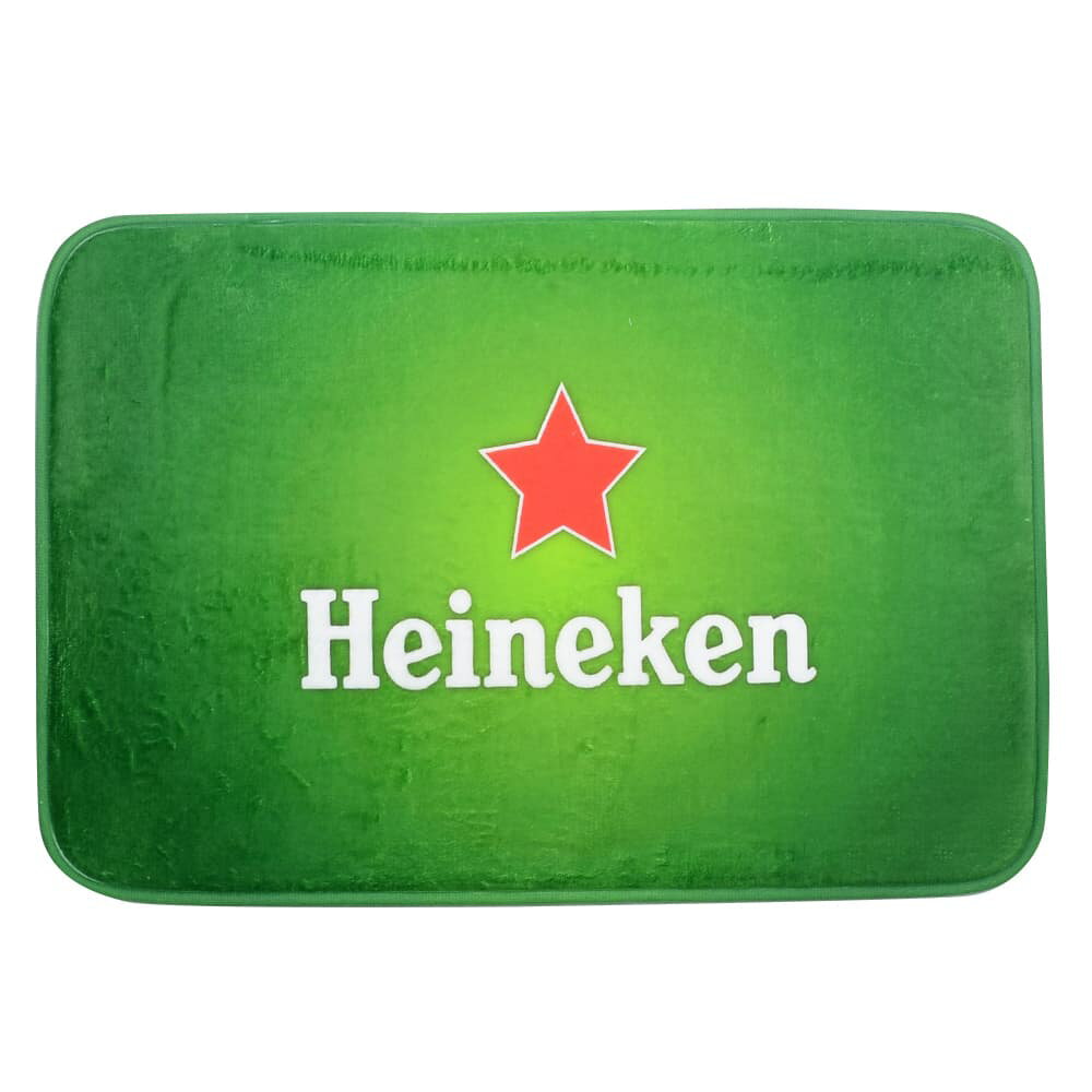 フロアマット Heineken アメリカン雑貨 0002976-0004 フロアーマット 玄関マット キッチンマット バスマット インテリア FLOOR MAT 長方形 敷物 敷き物 ラグマット 床マット 床保護マット 床用マット 汚れ防止 傷防止 布製品