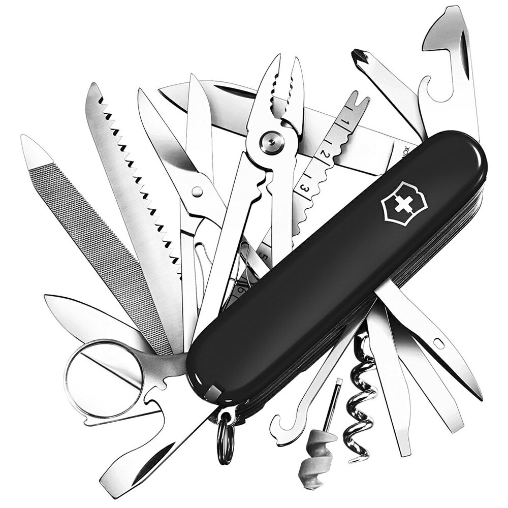 VICTORINOX ߡʥ  33ǽ [ ֥å ] Victorinox ӥȥΥ Swiss Champ ġʥ ޥġ ʥ ԥ󥰥ʥ ǽʥ ƥ쥹 ABS ѥʥ ǽġ