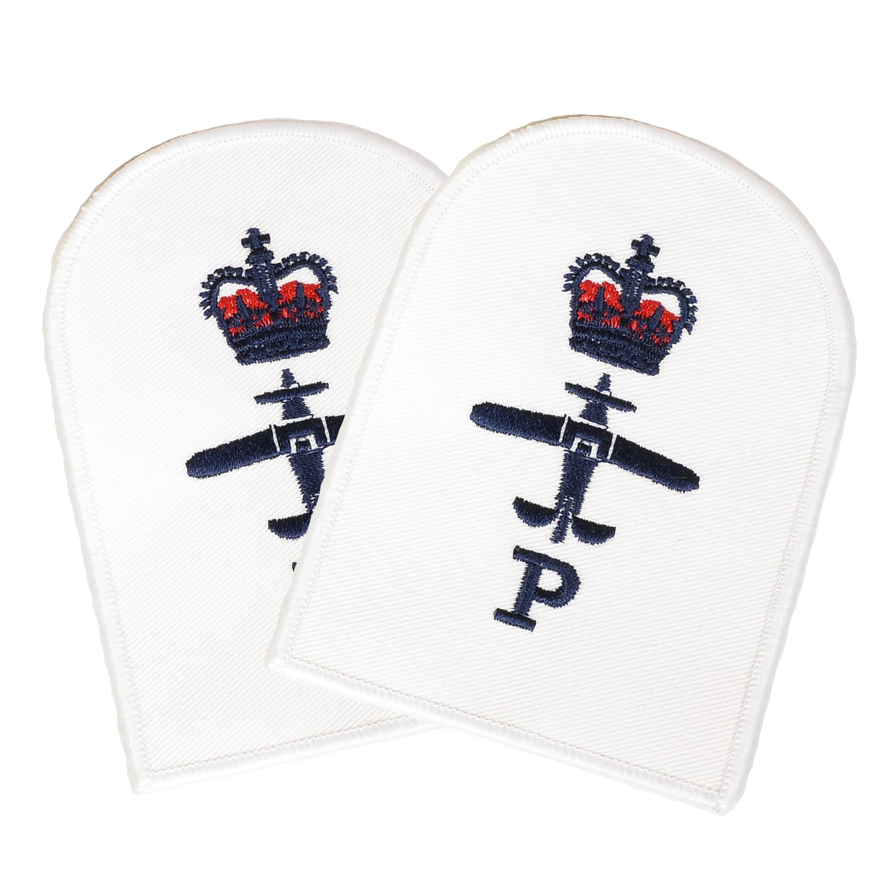 Rakuten - イギリス軍放出品 ワッペン ROYAL NAVY ホワイト 部隊章ワッペン 2枚組 [ P / デッドストック ] イギリス軍サープラス イギリス軍実物 イギリス軍払い下げ品 英軍装備 英国軍 ブリティッシュアーミー パッチ 刺繍 エンブレム NATO放出品 欧州軍サープラス 欧州軍放出品
